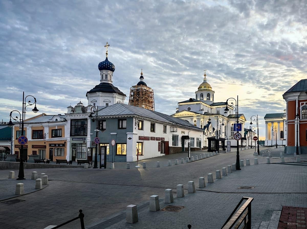 Центр Арзамаса: храмы, история и торговля на одной улице