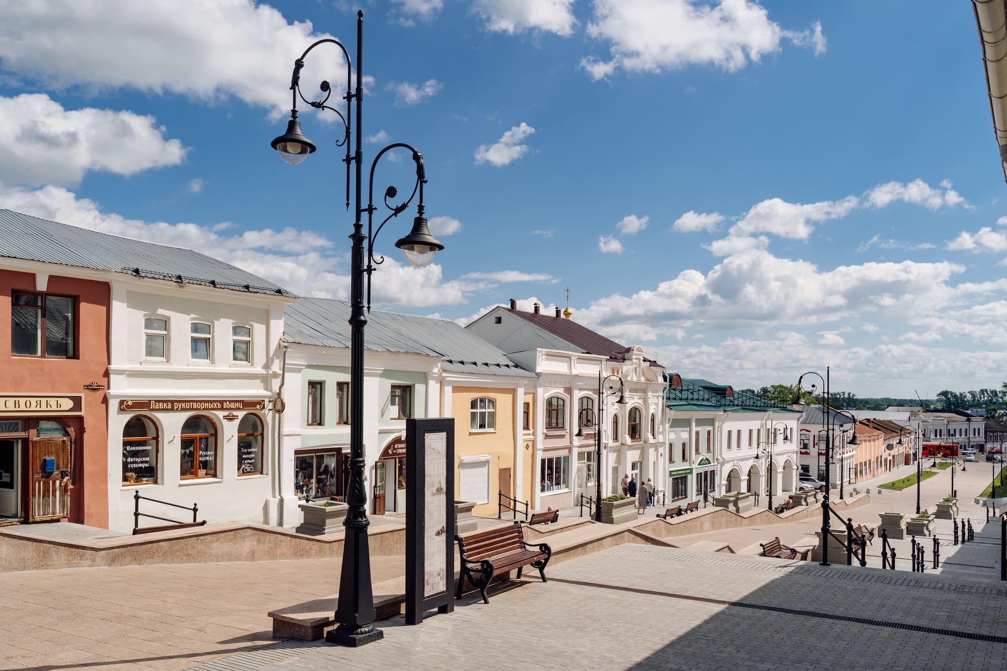 Улица Гостиный ряд в Арзамасе
